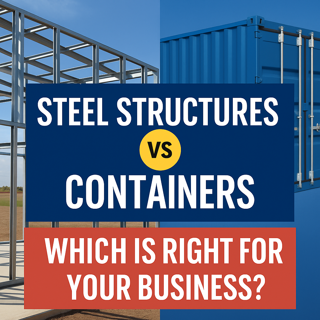 Steel Structures vs. Containers: Which Is Right for Your Business?