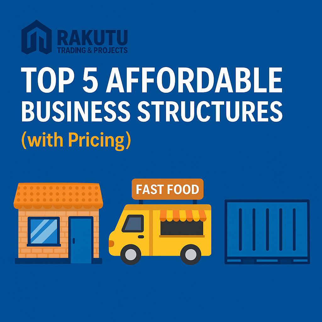 Top 5 Affordable Business Structures for Startups in South Africa (with Pricing)