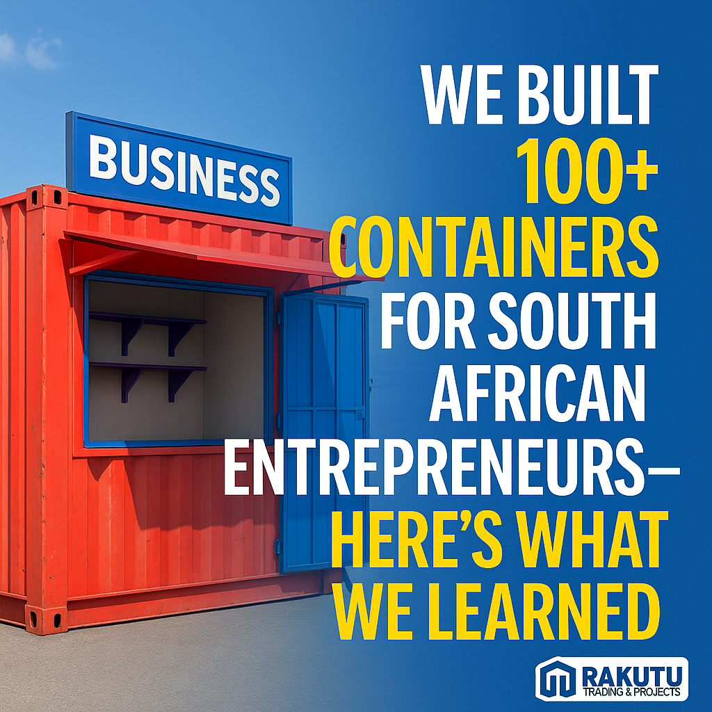 We Built 100+ Containers for South African Entrepreneurs—Here’s What We Learned