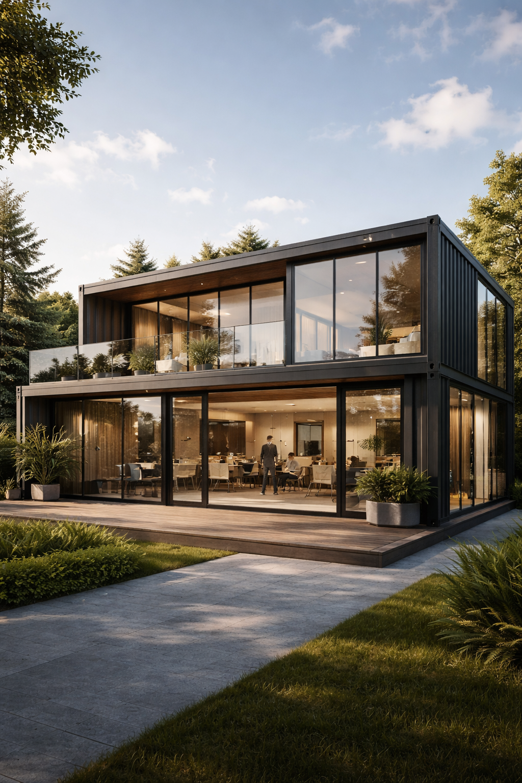 Modern luxury villa architecture